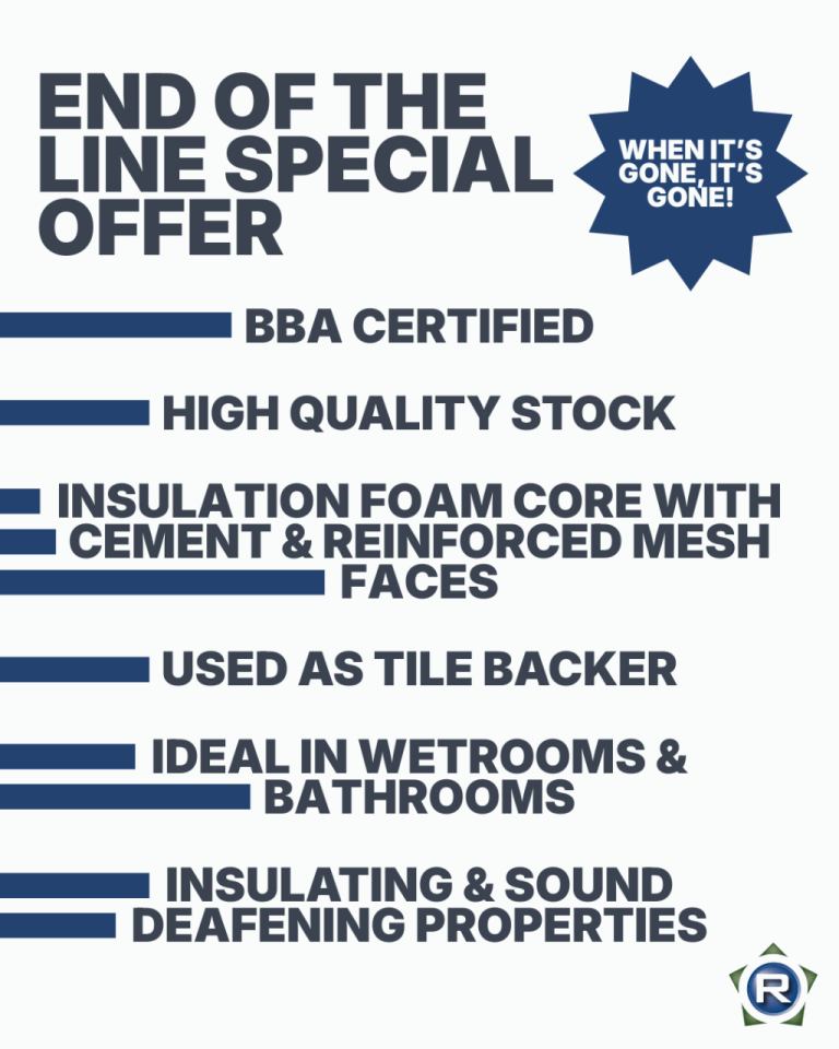 Specialist Building Boards - END OF THE LINE OFFER