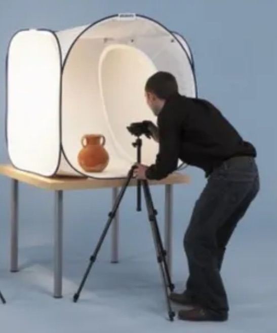 Lastolite Cubelight with LED studio light