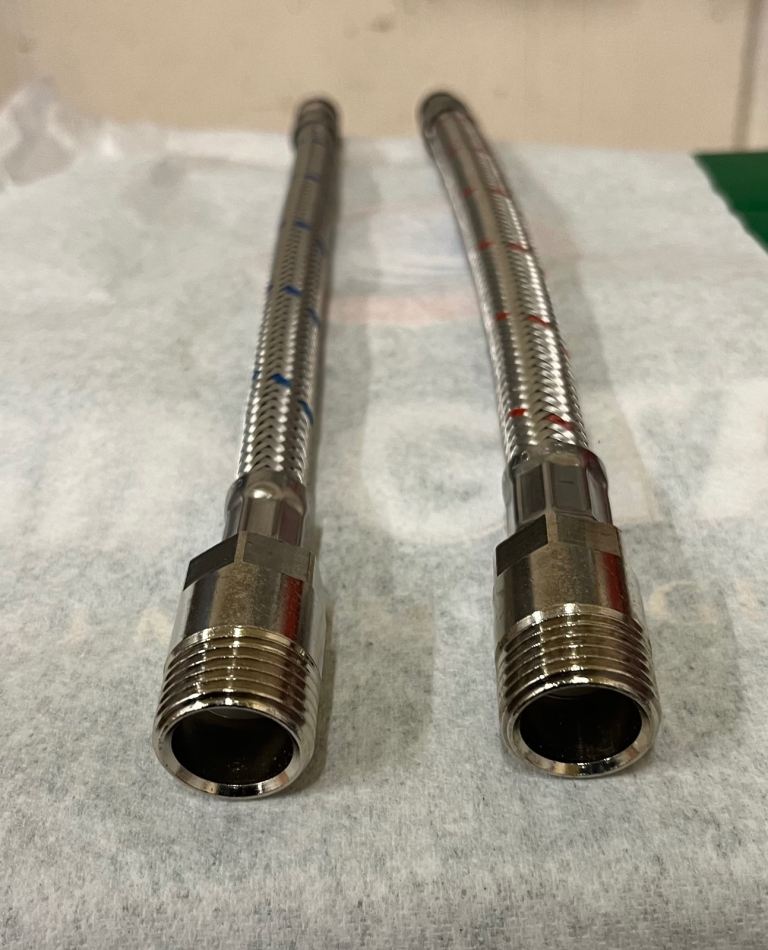 Brand new kitchen sink flexible braided tap hoses 