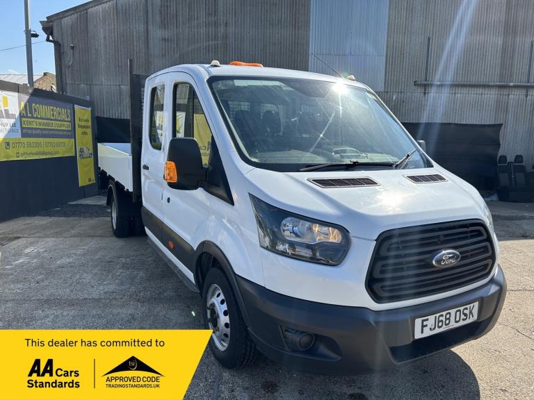 2018 Ford Transit 2.0 TDCi 130ps Double Cab Chassis Dropside Tipper Diesel Manual