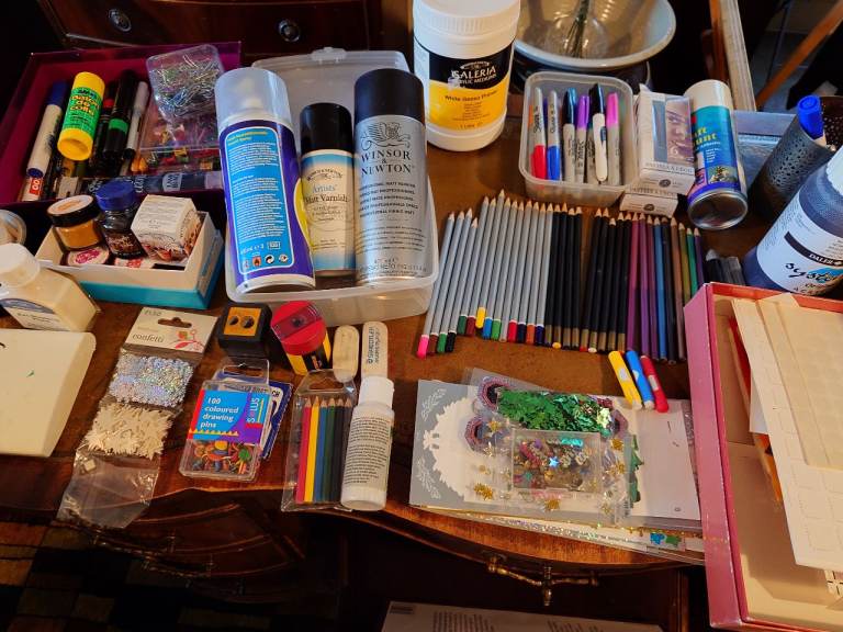 Large Arts & Crafts Bundle – Pencils, Markers, Stickers & More