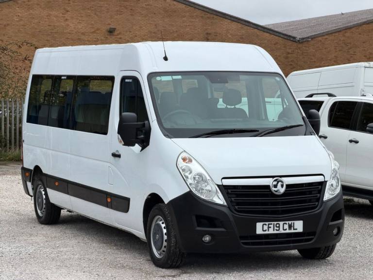 2019 Vauxhall Movano 2.3 CDTi 3900 BiTurbo Minibus 17STR Double Cab 5dr Diesel Manual L3 H2 Euro ...