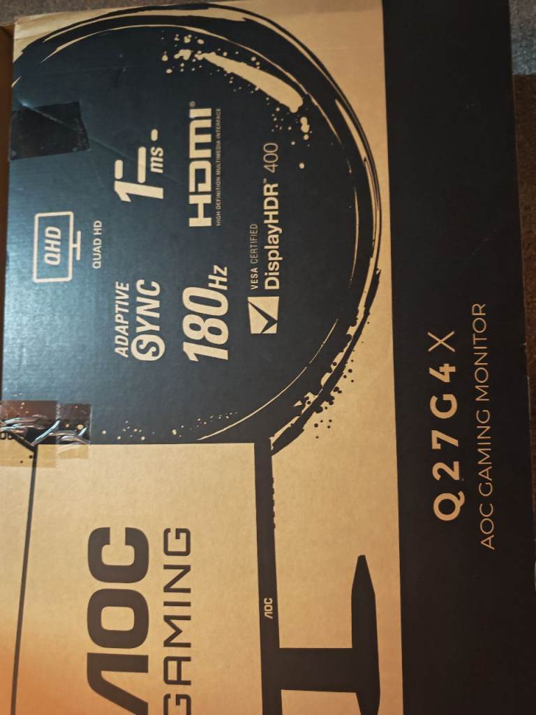AOC Q27G4X 27" QHD 180Hz Gaming Monitor – As Good As New