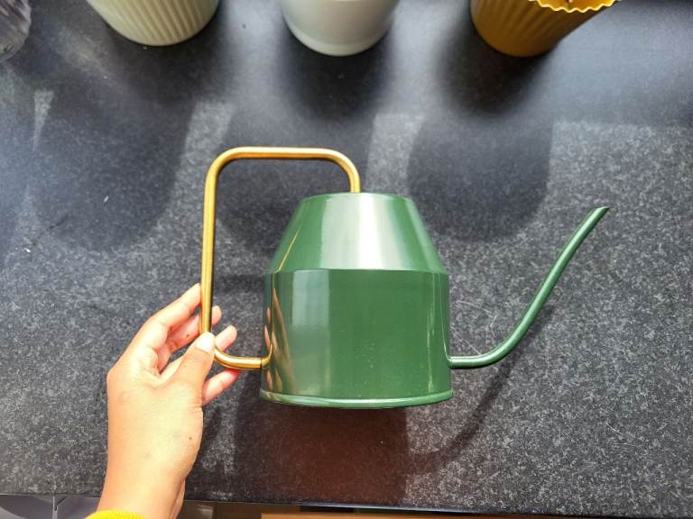 Green Metal Water Can