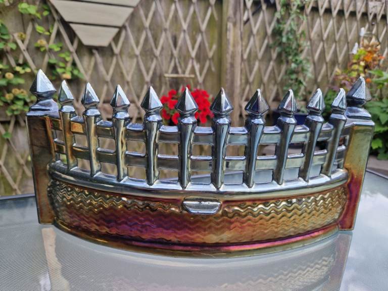 Vintage cast iron fire fret