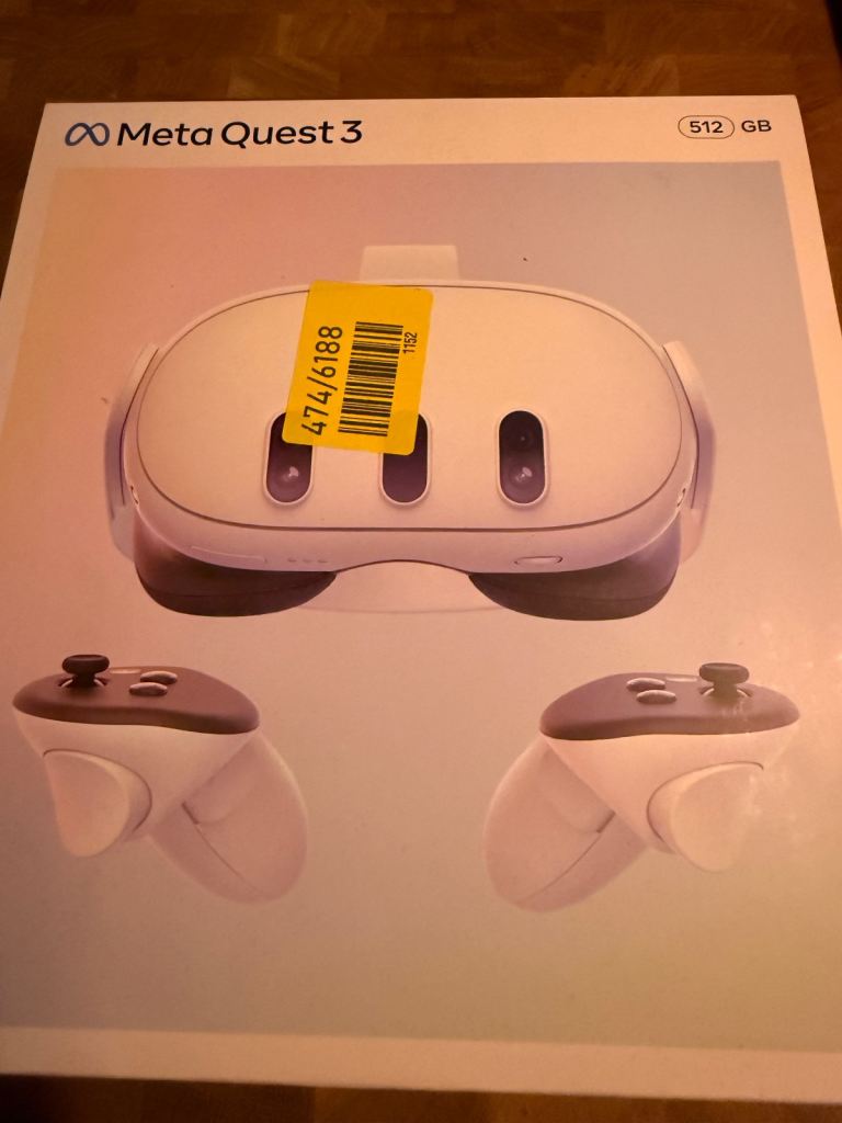 image for Meta Quest 3 Virtual Reality Headset 512 GB with Kiwi Head Strap & accessories