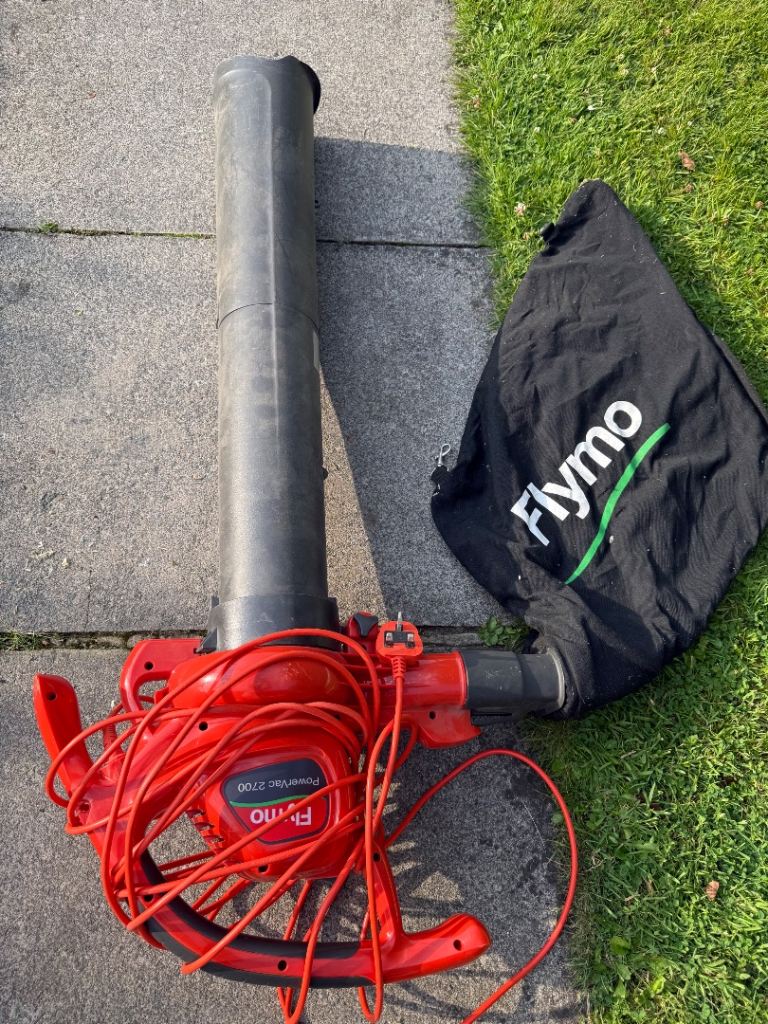 Flymo PowerVac 2700 Leaf Blower/Vacuum – Good Condition