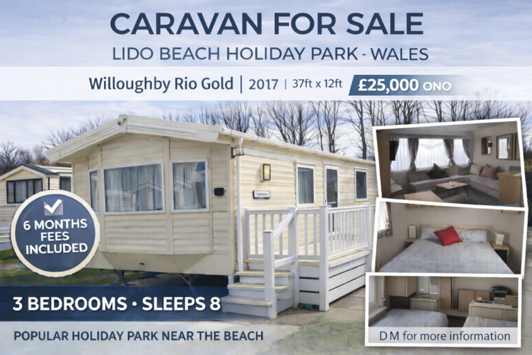 Luxury Coastal Holiday Home for Sale – Lido Beach Holiday Park, Wales