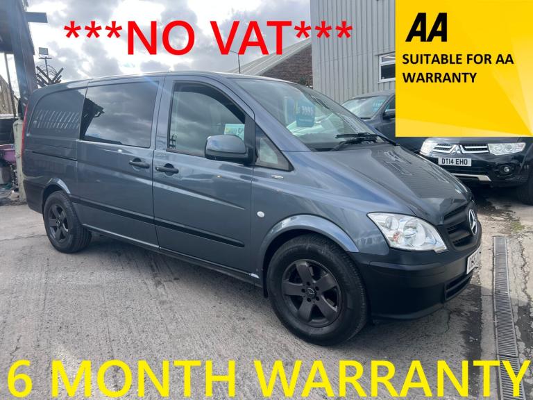 2013 Mercedes-Benz Vito 113CDI BlueEFFICIENCY Window Van PANEL VAN Diesel Manual