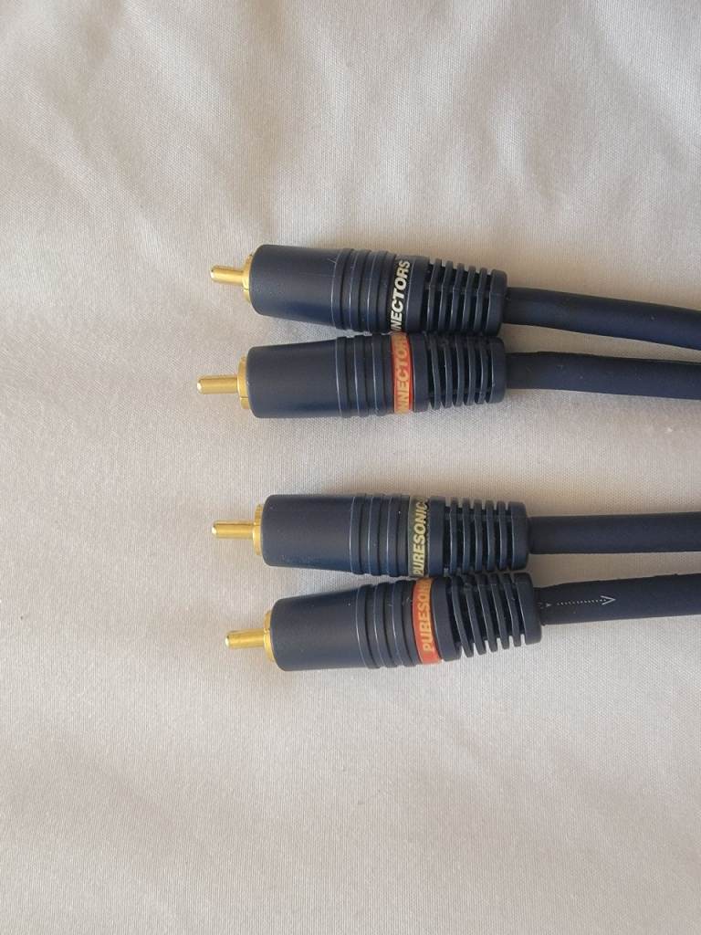 Puresonic RCA interconnect audio cable