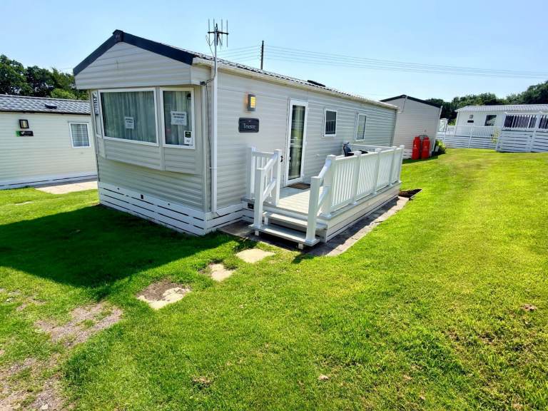 2021 ABI Trieste 2 bedroom static for sale at Wood Farm Holiday Park in Charmouth, Dorset DT6 6BT