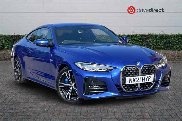 2021 BMW 4 Series 2.0 430i M Sport Coupe 2dr Petrol Auto Euro 6 (s/s) (245 ps) Coupe Petrol Autom...