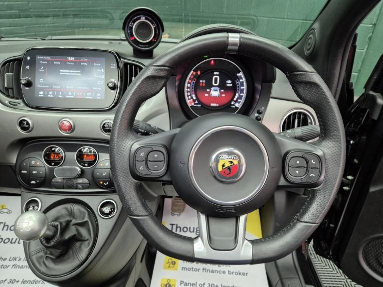 2022 Abarth 595C Turismo Convertible, Leather,Motorhome Tow Car (Braked) A Frame