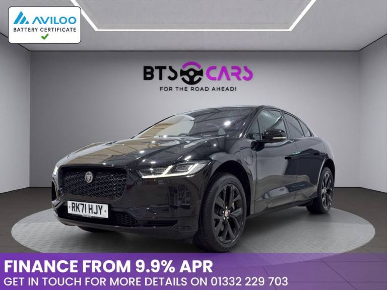 2021 Jaguar I-Pace 400 90kWh Black SUV 5dr Electric Auto 4WD (400 ps) HATCHBACK ELECTRIC Automatic