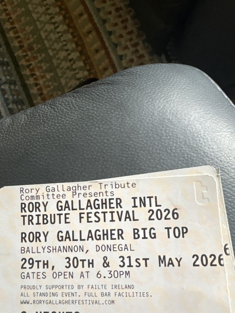Rory Gallagher festival tickets 