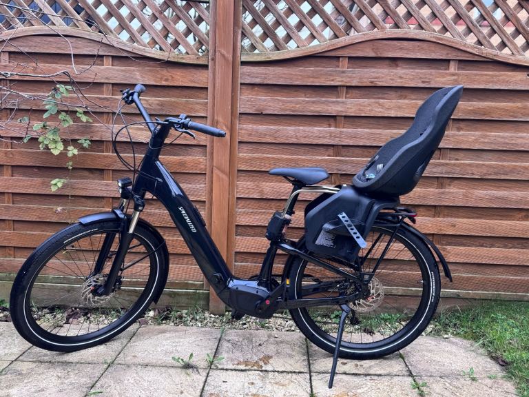 Specialized Como 3 electric bike with Child seat sale