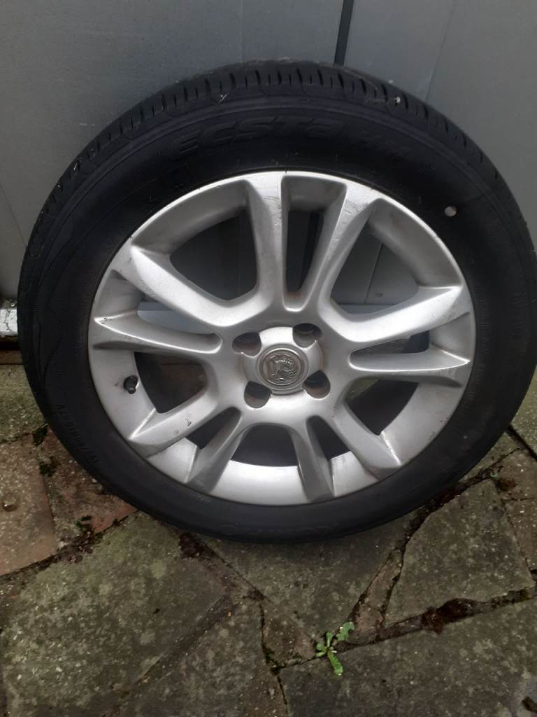 Vauxhall Corsa Tyre & wheel, 195 x 55 x16, 