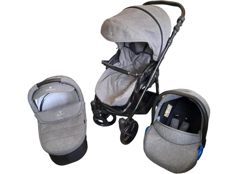 Venicci Tinum Travel System – 3 in 1 – Grey – Excellent Condition