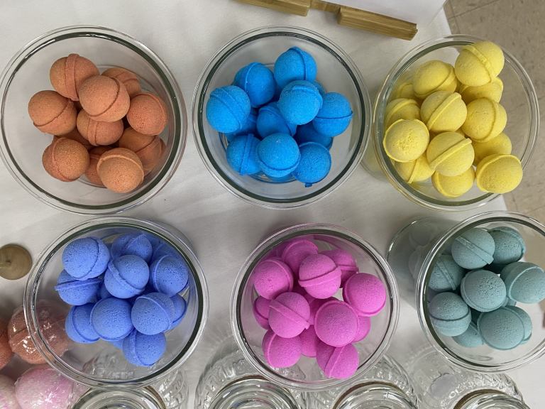 Bath bombs. 