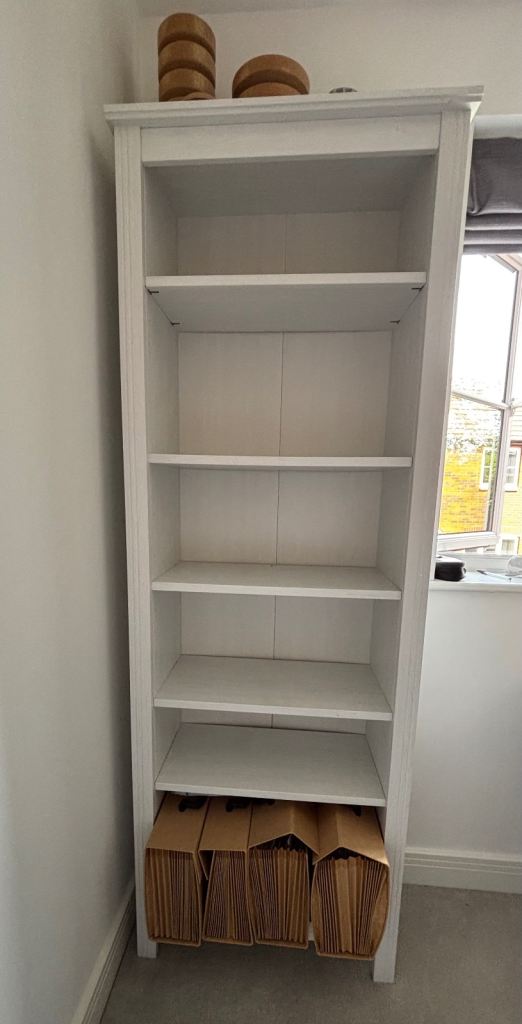 Light grey Ikea bookcase