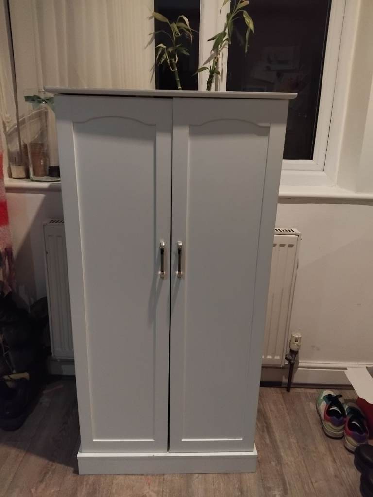 White Small Wardrobe / Storage Cupboard – Good Condition