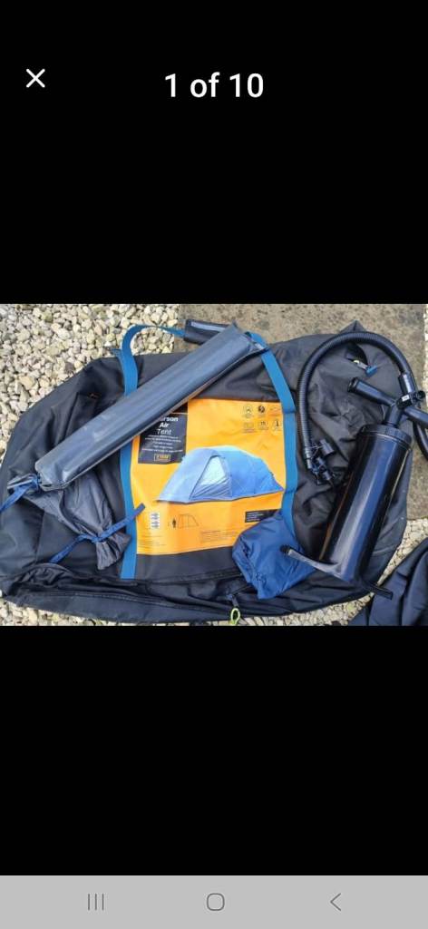 Halfords 4 person air tent