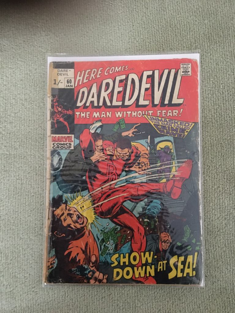 Daredevil #60 1970 marvel comic original 