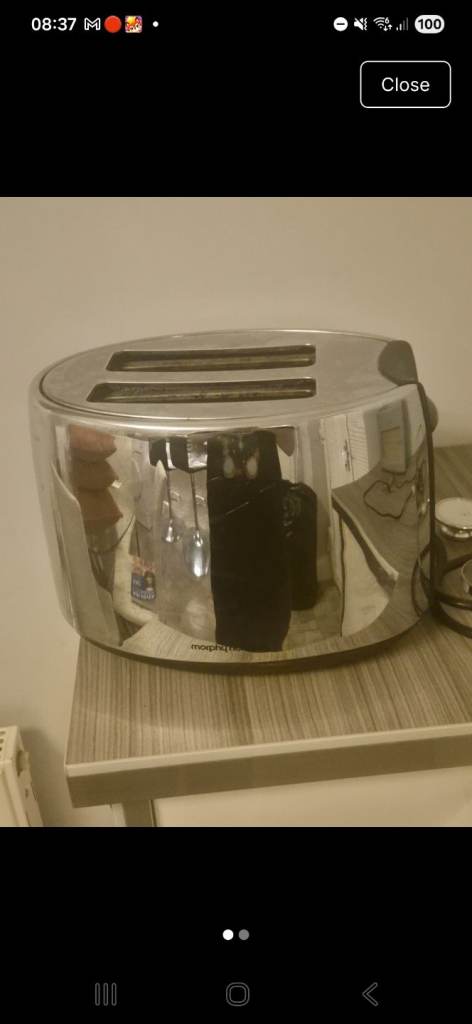 This item is a Morphy Richards Twin Toaster, likely model 44830.