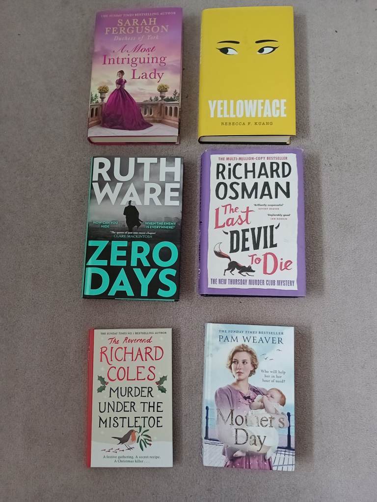 Collection of 5 Hardback Books