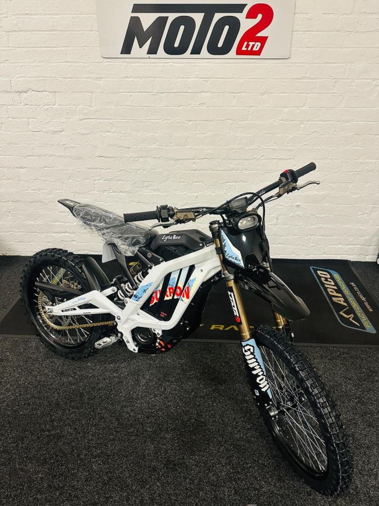 2026 NEW SURRON LIGHTBEE X 72V 10KW (WHITE) ELECTRIC BIKE LBX