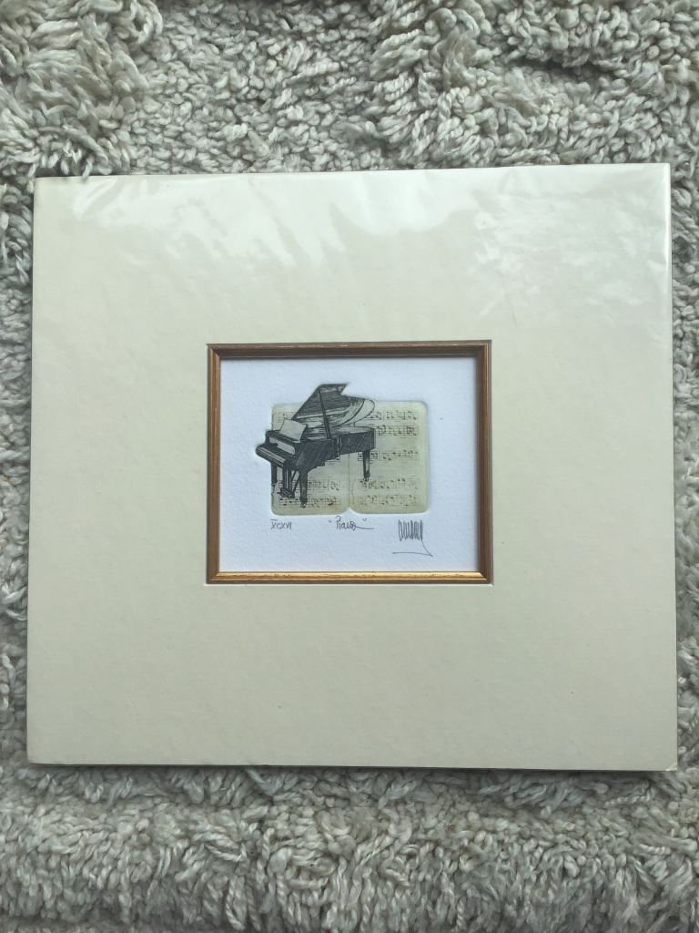 “PIANO” ETCHING BY MANUEL J. ESTOP ZAFRA