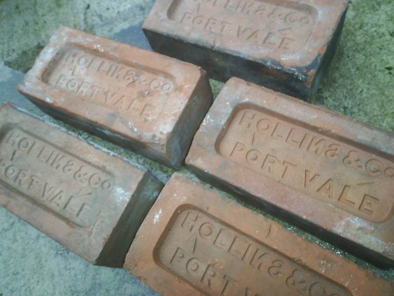 5 Port Vale Bricks - Stoke on Trent Football Memorabilia