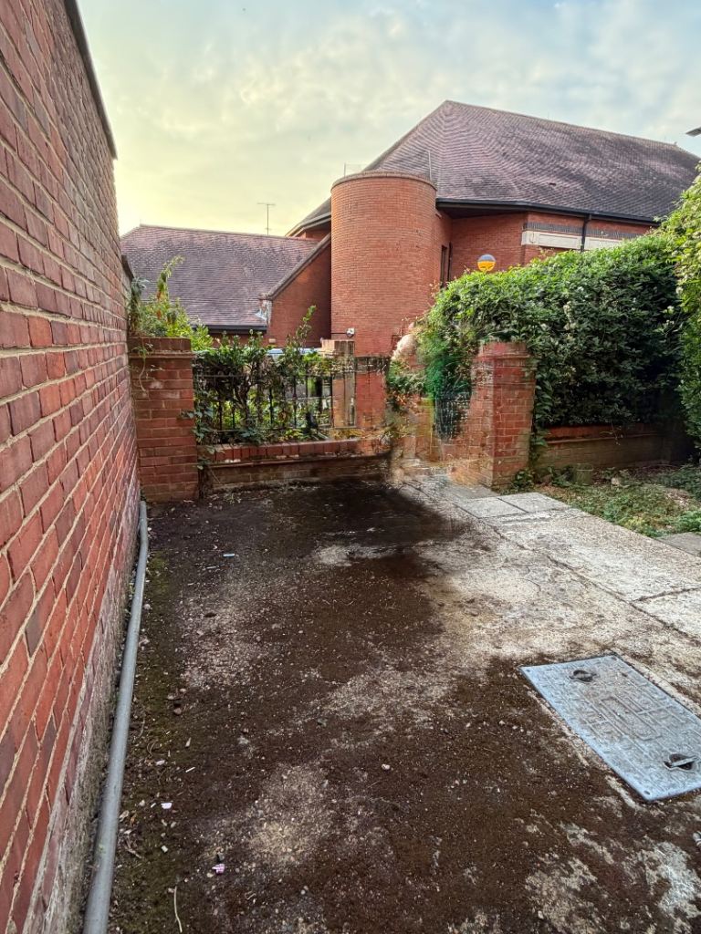 Secured parking space with Number lock gate.