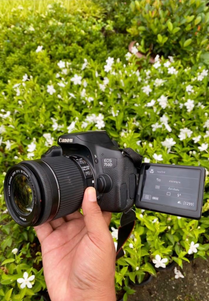 Canon EOS 750D DSLR Camera with 18-200mm Sigma Lens