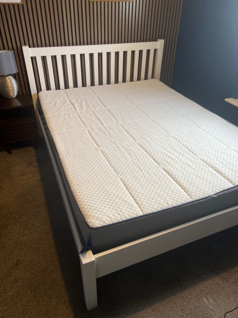 image for John Lewis King Size Bed and Nectar Mattress