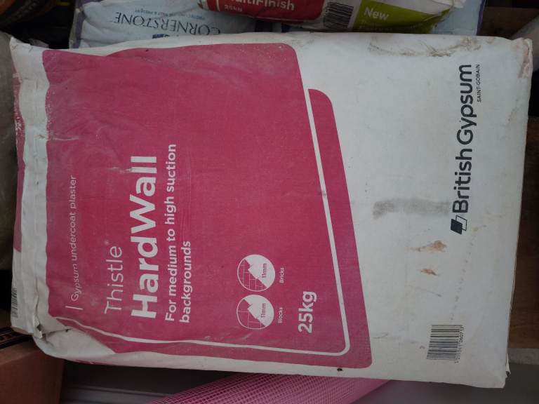 Thistle HardWall Plaster 25kg Bag - New
