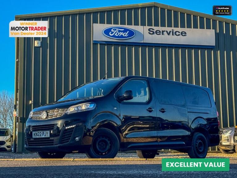 2022 Vauxhall Vivaro LWB L2H1 Low Roof Sportive F3100 Air Con Sensors EURO 6 Panel Van Diesel Manual