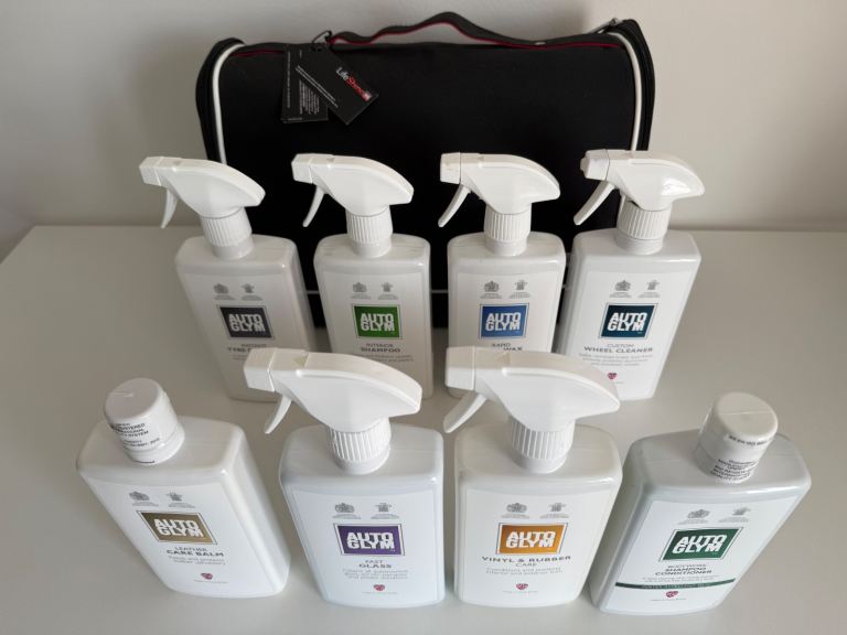 Auto glym lifeshine car cleaning products and case
