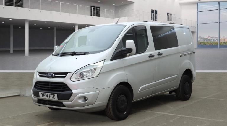 FORD TRANSIT CUSTOM 2.2 TDCi 100ps Low Roof Trend Van | Silver | Side Window