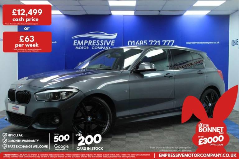 2018 W BMW 1 SERIES 1.5 116D M SPORT SHADOW EDITION HATCHBACK 5DR DIESEL MANUAL 