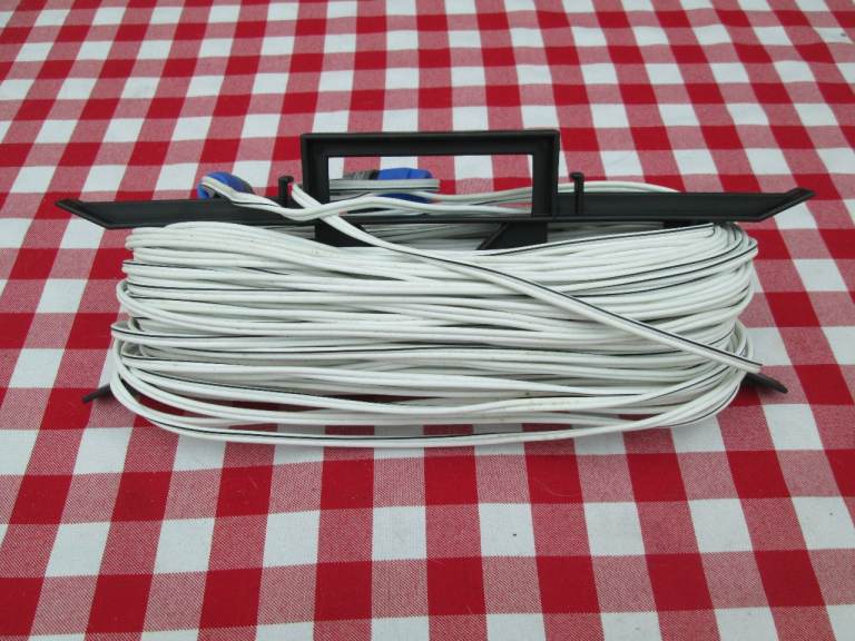 Twin flex Wire Cable, PA System Audio Speaker extension 2 x 25m. Speakon Snap Connections