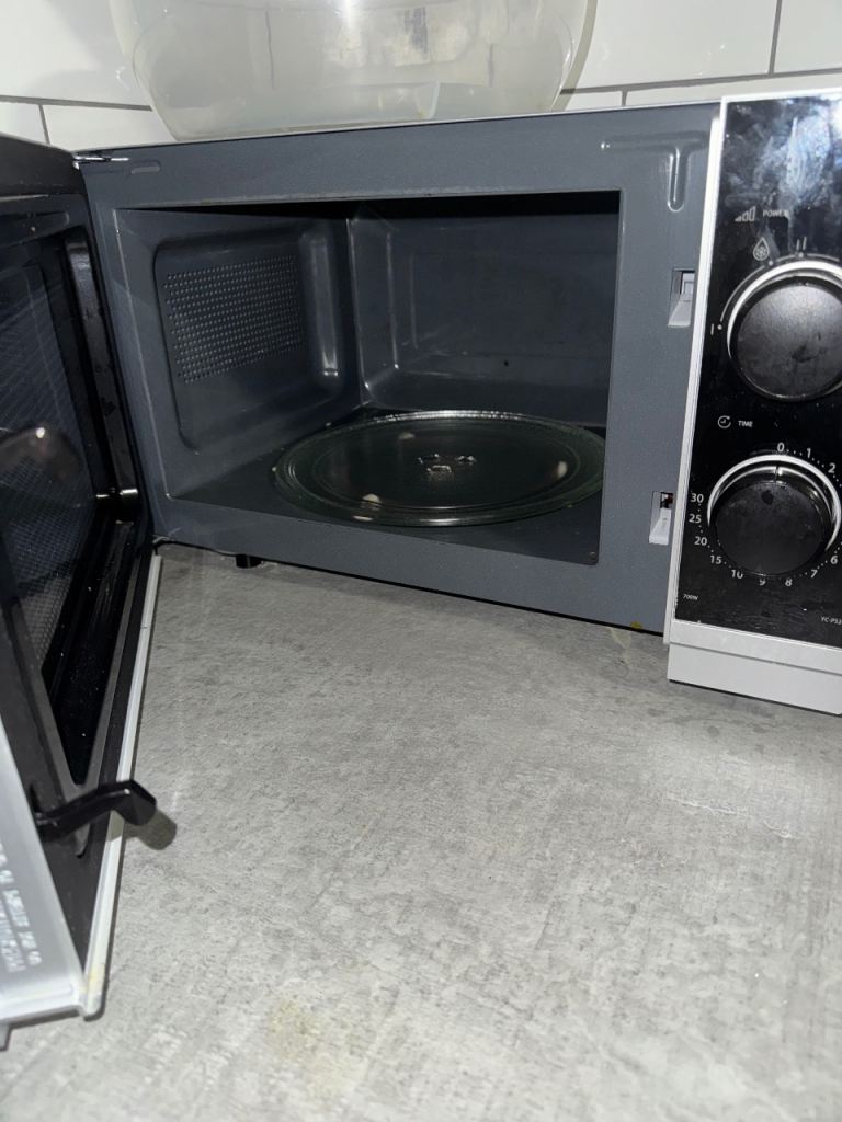 Sharp Microwave Oven - Silver, Perfect Condition