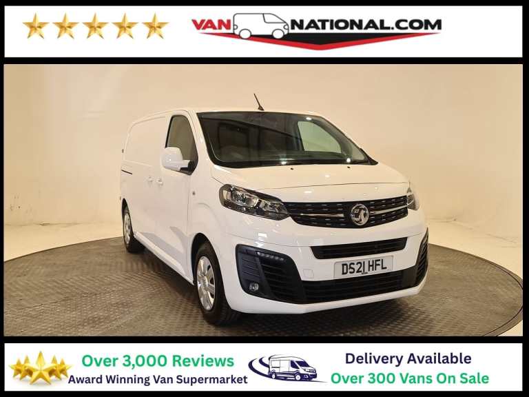 2021 Vauxhall Vivaro 1.5 TURBO D 2700 SPORTIVE L1 H1 100 BHP NO VAT Panel Van Diesel Manual