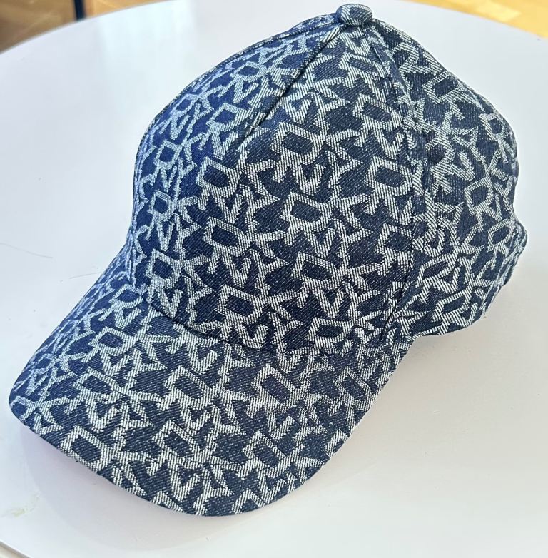 DKNY Blue Denim Baseball Cap New