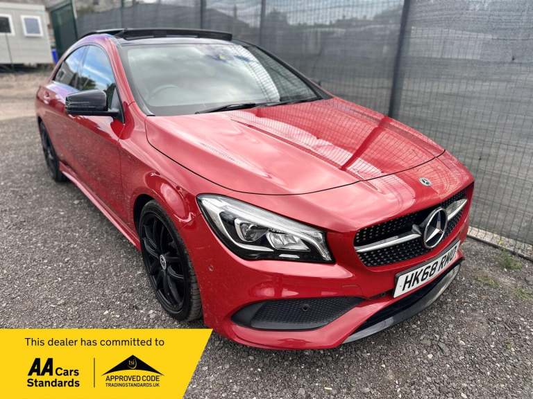 2019 Mercedes-Benz CLA 2.1 CLA220d AMG Line Night Edition (Plus) Coupe 7G-DCT Euro 6 (s/s) 4dr SA...