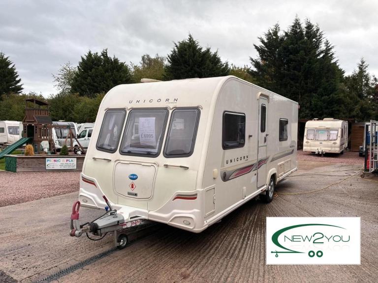 2011 Bailey Unicorn Valencia 4 Berth Fixed Bed Caravan - STOCK H177
