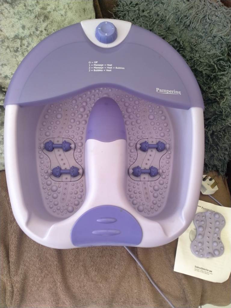 Pangao Foot Spa Massager - Good Condition, Purple