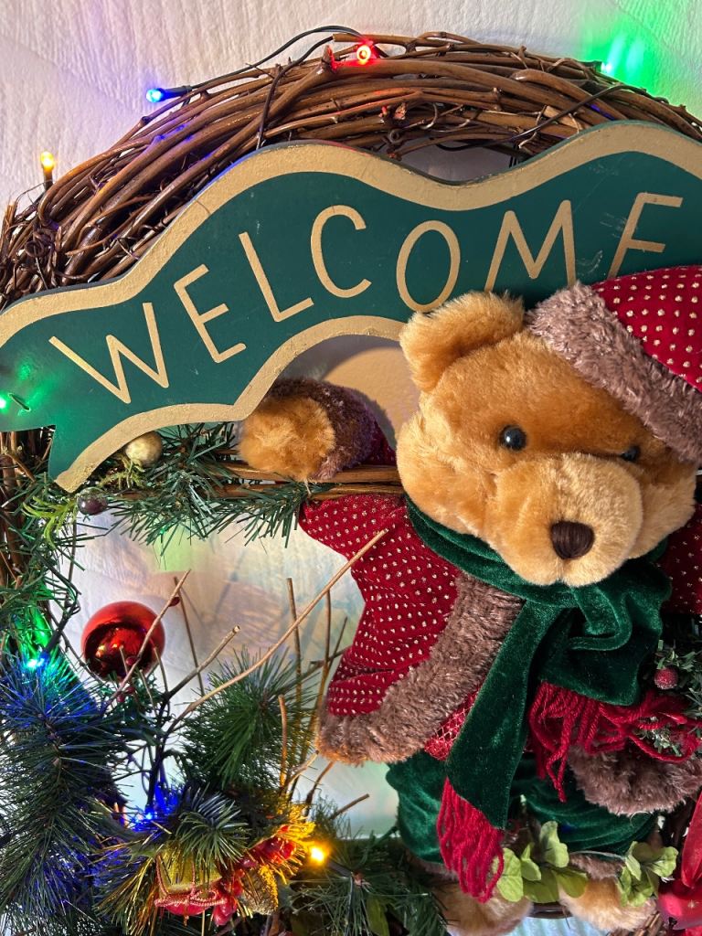 Welcome Xmas teedybear