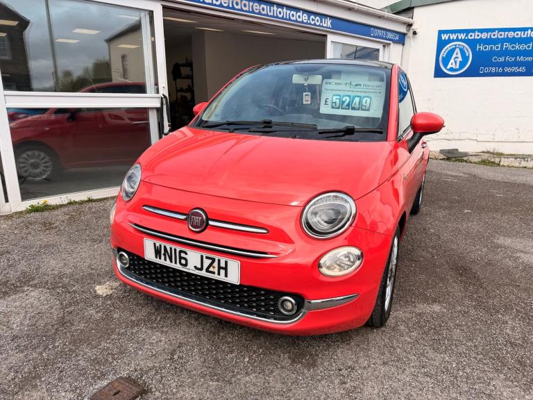 2016 Fiat 500 1.2 Lounge 3dr HATCHBACK Petrol Manual