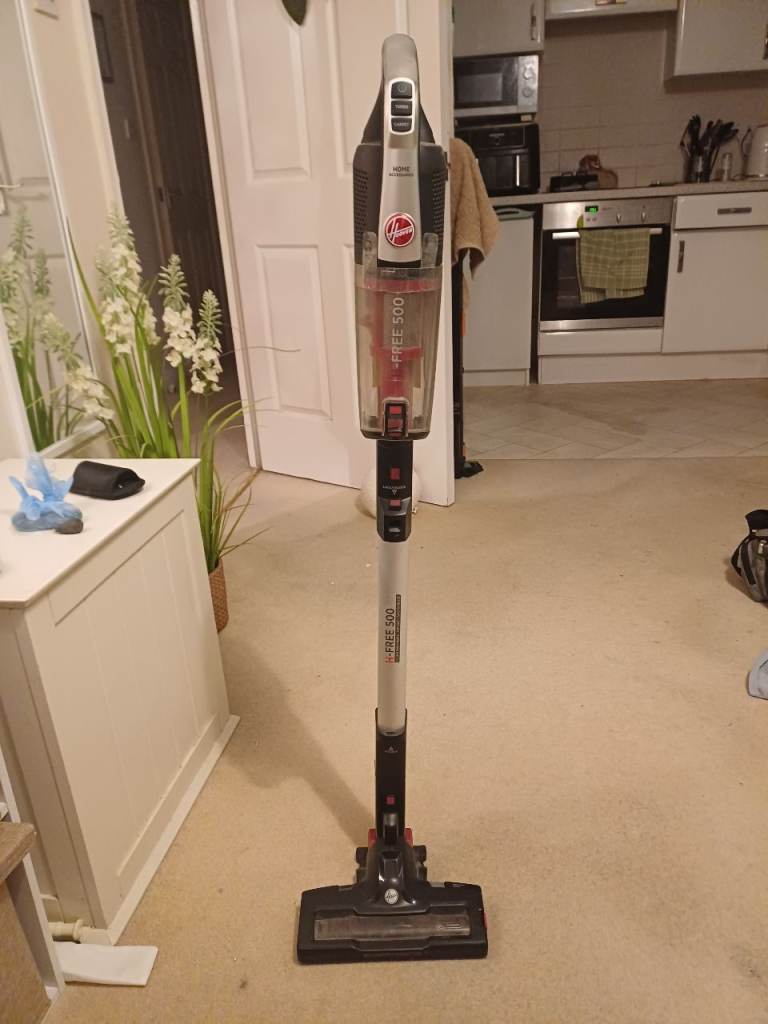 Hoover H-FREE 500 Cordless Stick Vacuum Cleaner – Grey, Good Condition